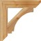 Ekena Millwork Imperial Slat Rough Sawn Bracket, Western Red Cedar, 4"W x 22"D x 22"H BKT04X22X22IMP06RWR - alternate 4